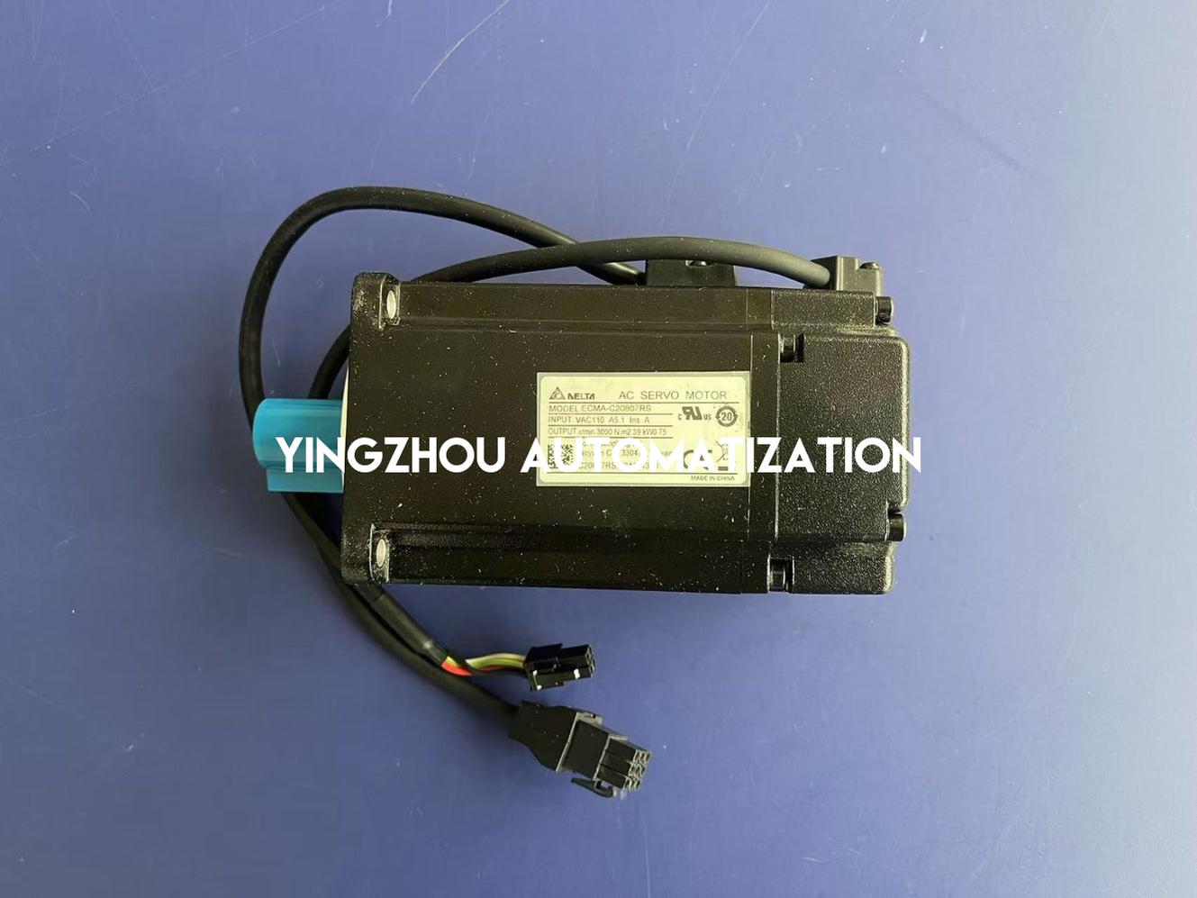 Delta ECMA-C20807RS ECMA Series AC Servo Motor | 750W 3000 RPM Low Inertia without Brake | Brand New Original-YingZhou Automatization