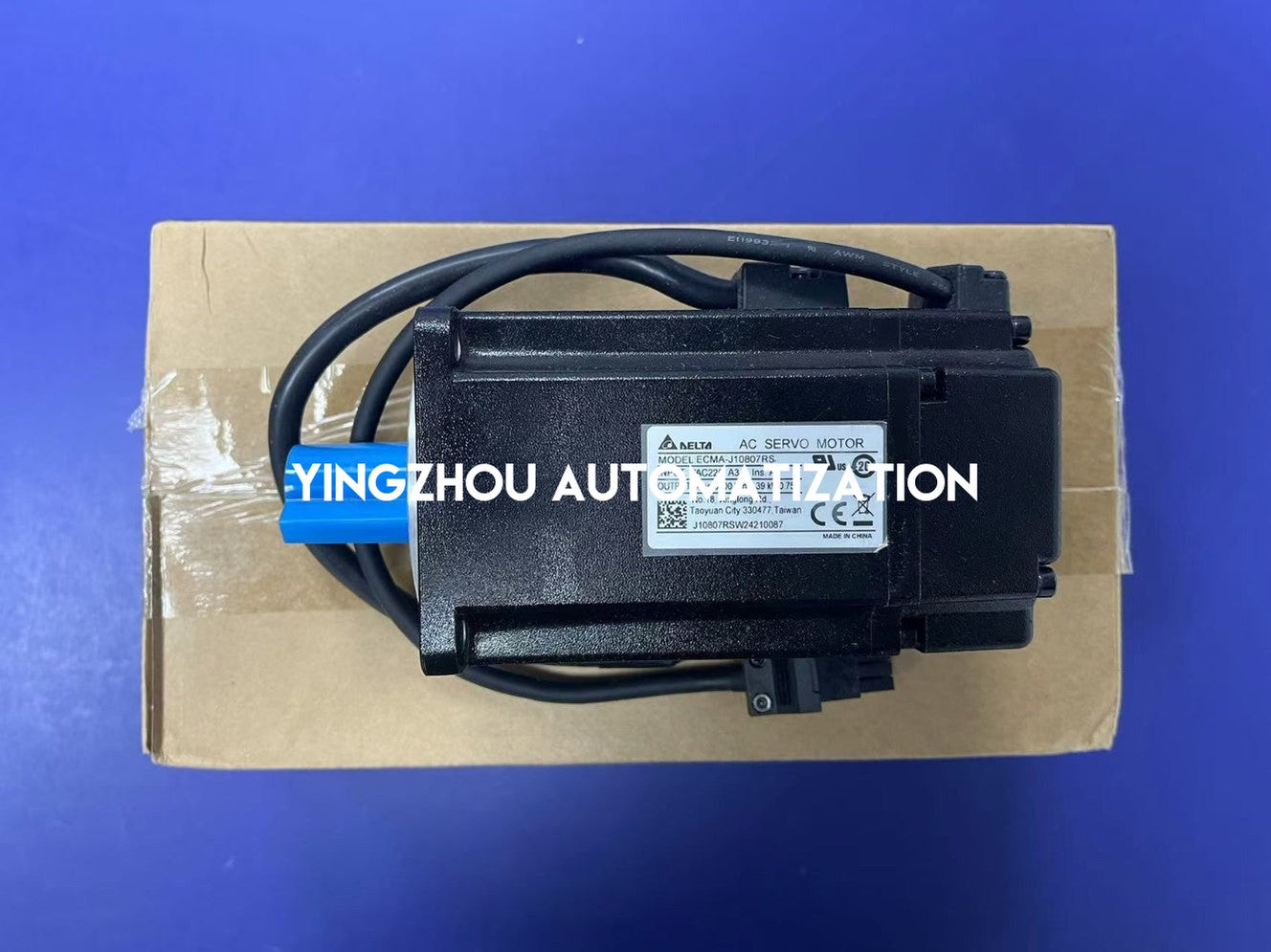 Delta ECMA-J10807RS ECMA Series AC Servo Motor | 750W 3000 RPM Medium Inertia without Brake | Brand New Original-YingZhou Automatization