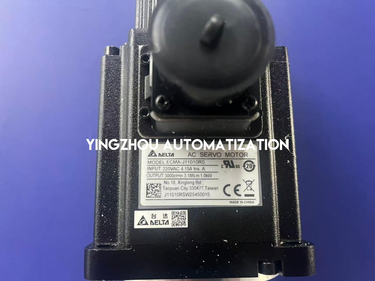 Delta ECMA-J11010RS Servo Motor | 1kW, 3000RPM, 200V, High-Precision A2 Series, Industrial AC Servo, Brand New Original-YingZhou Automatization