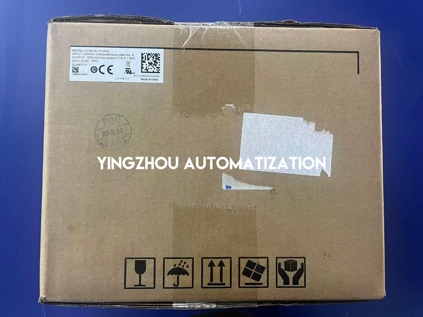 Delta ECMA-K11310RS Servo Motor | 1kW, 3000RPM, 200V, High-Precision Industrial AC Servo, Motion Control, Brand New Original-YingZhou Automatization