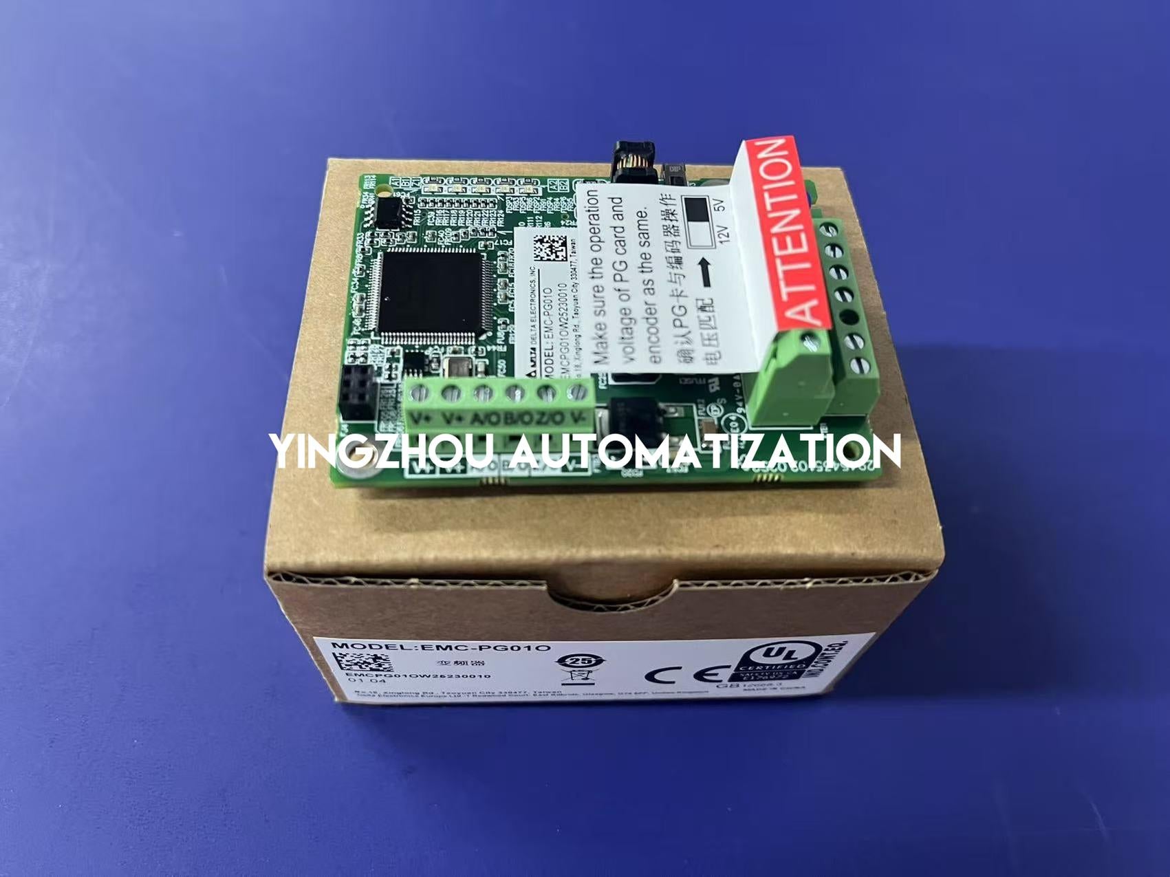 Delta EMC-PG01O Encoder Feedback Card - Open Collector Output for C2000/A2 Series-YingZhou Automatization