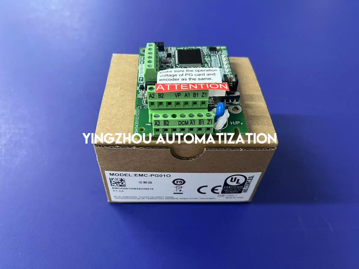 Delta EMC-PG01O Open Collector PG Card | Encoder Feedback Card for VFD | Brand New Original-YingZhou Automatization