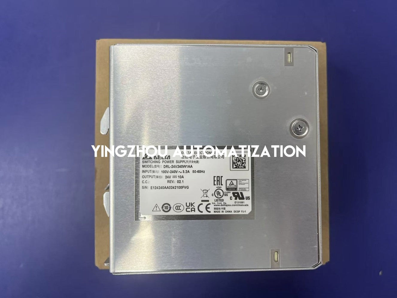 Delta Lyte Series DIN Rail Power Supply DRL-24V240W1AA - 24V 240W 10A-YingZhou Automatization