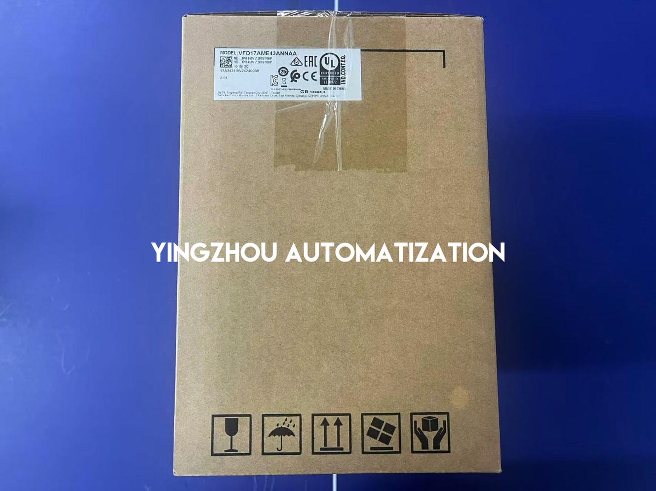 Delta ME300 Series 7.5kW VFD VFD17AME43ANNAA - 3-Phase 460V, 17A, High-Speed Control-YingZhou Automatization