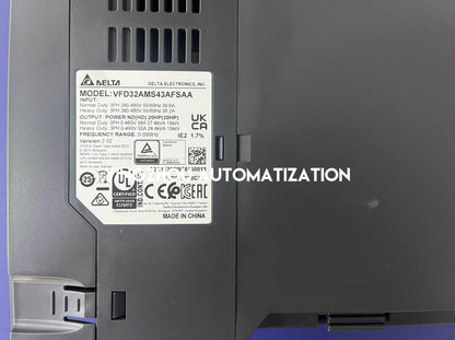 Delta MS300 VFD32AMS43AFSAA VFD - 15kW (20HP), 460V 3-Phase, Built-in EMC Filter & STO-YingZhou Automatization