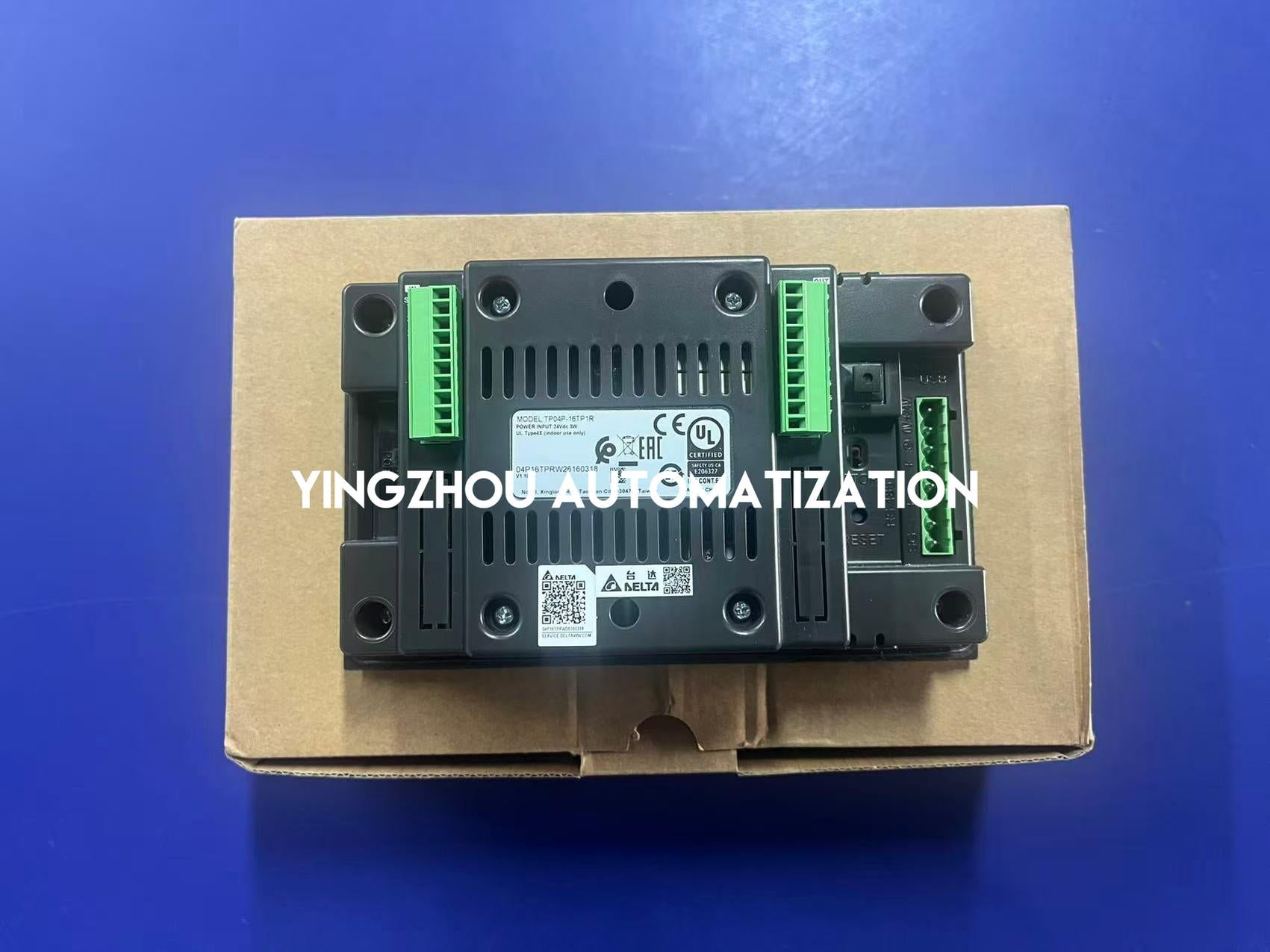 Delta TP04P-16TP1R Text Panel HMI | Integrated PLC Functionality, High-Performance Control, Compact Design | Brand New Original-YingZhou Automatization