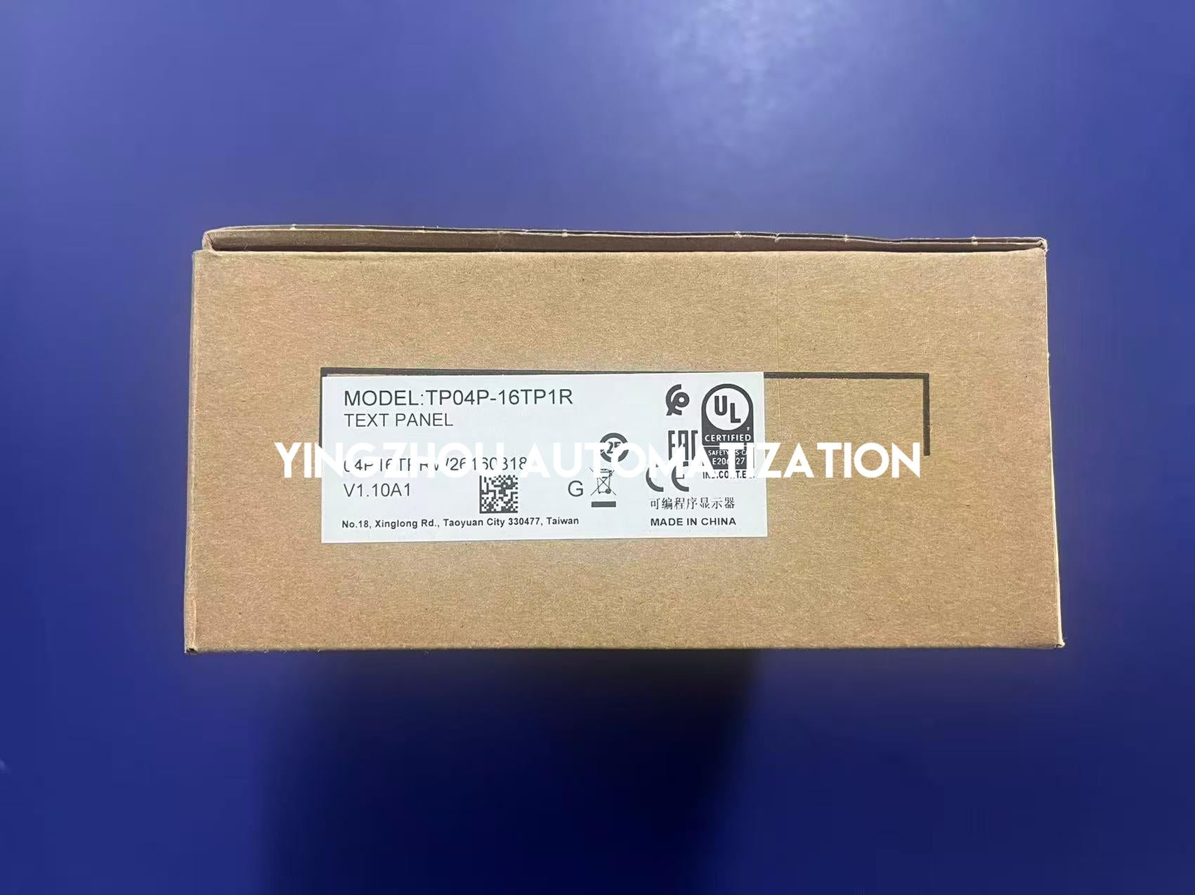Delta TP04P-16TP1R Text Panel HMI | Integrated PLC Functionality, High-Performance Control, Compact Design | Brand New Original-YingZhou Automatization