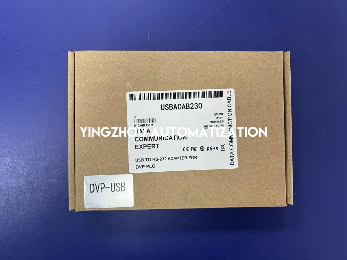 Delta USBACAB230 PLC Programming Cable | USB to RS232 Communication Cable Unit | Brand New Original-YingZhou Automatization