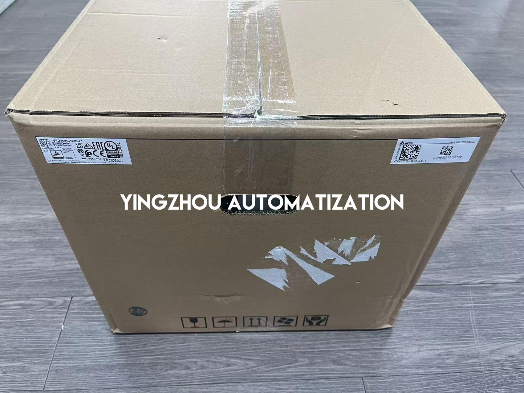 Delta VFD-CP2000 VFD450CP43S-21 AC Drive - 45kW (60HP), 460V 3-Phase, IP20, Built-in PLC-YingZhou Automatization