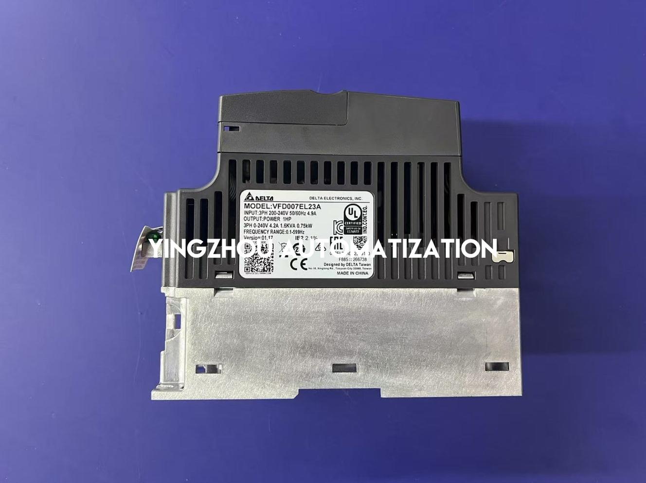 Delta VFD-EL Series Frequency Inverter Drive VFD007EL23A 0.75KW 1HP 230V 4.2A 3PH-YingZhou Automatization