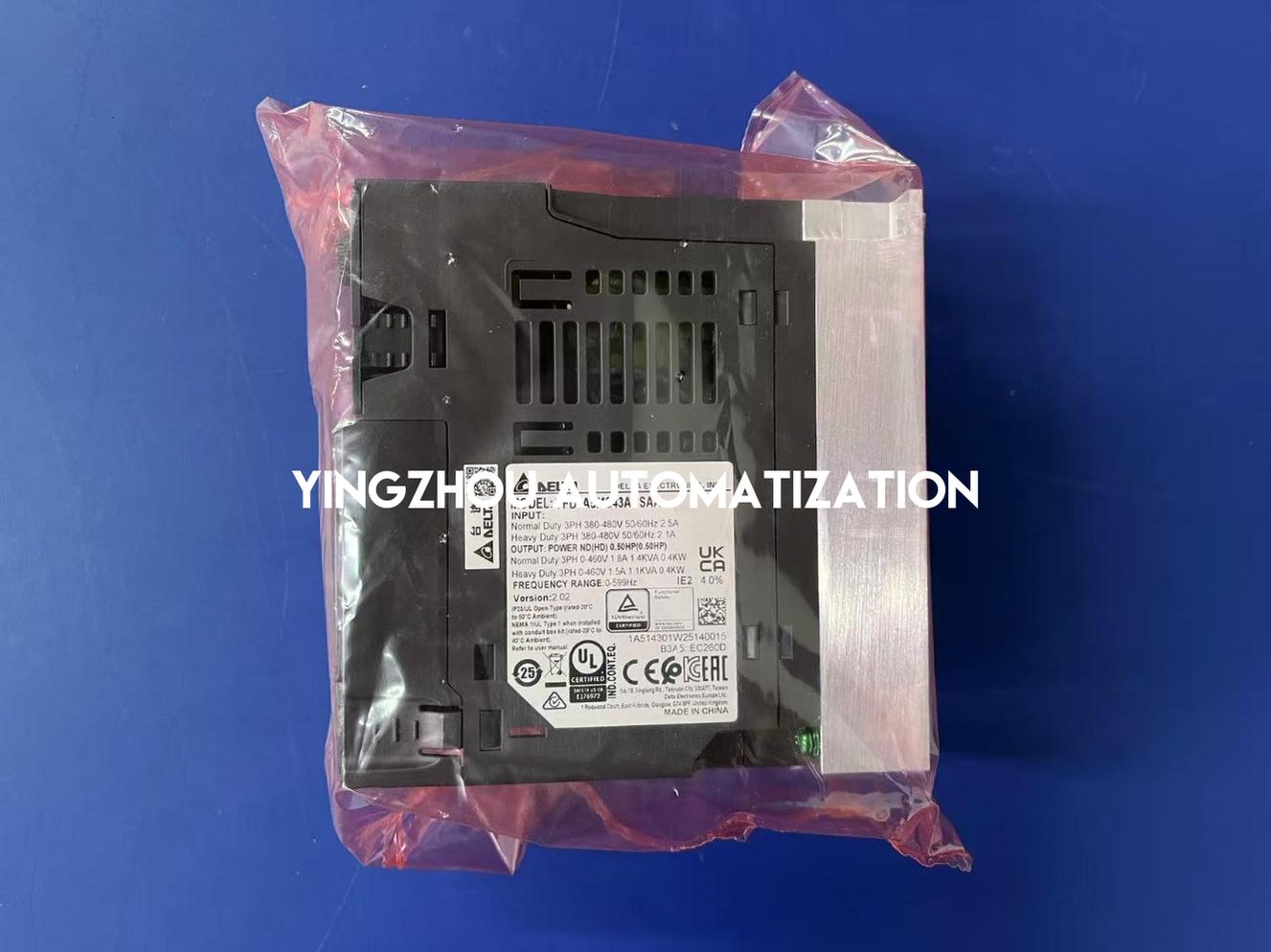 Delta VFD-MS300 Series Frequency Inverter VFD1A5MS43ANSAA 0.5HP 0.4KW 480V 1.5A 3PH-YingZhou Automatization