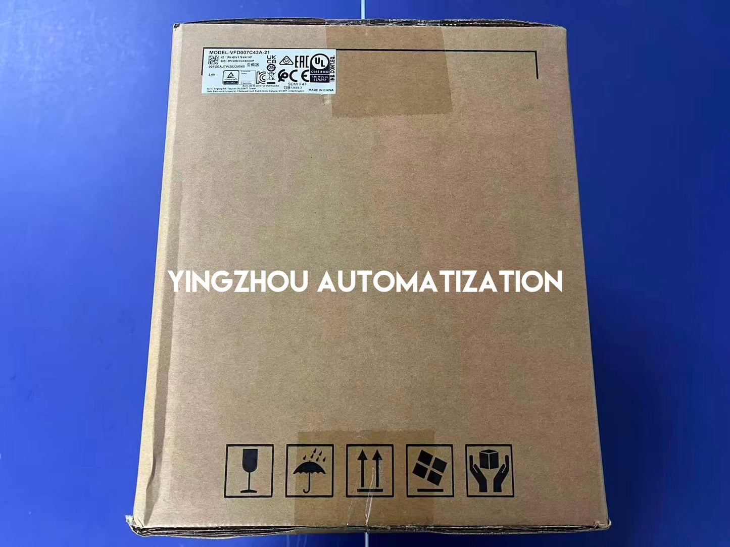 Delta VFD007C43A-21 C2000 Plus Series AC Frequency Inverter | 0.75kW 1HP 460V High-Performance Vector Drive | Brand New Original-YingZhou Automatization