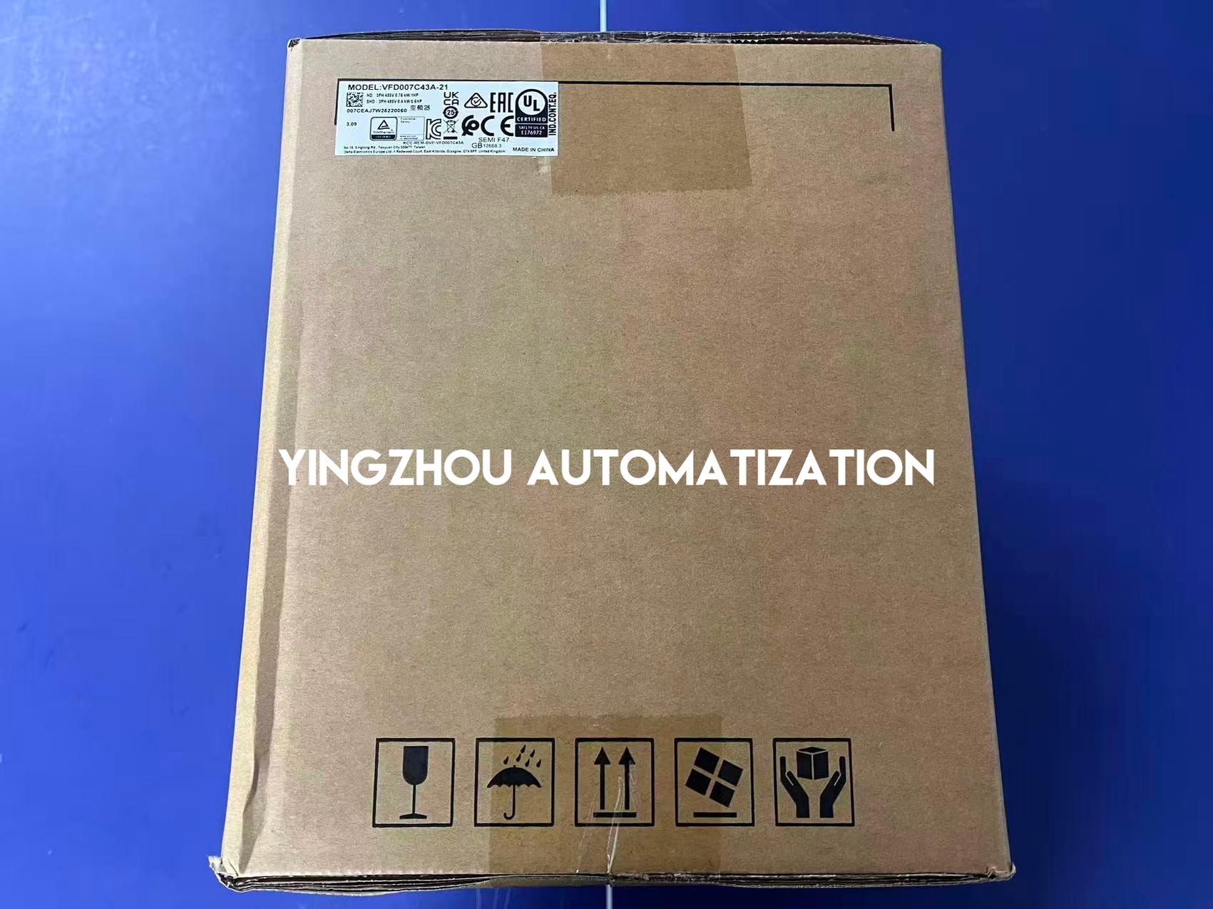 Delta VFD007C43A-21 C2000 Plus Series AC Frequency Inverter | 0.75kW 1HP 460V High-Performance Vector Drive | Brand New Original-YingZhou Automatization