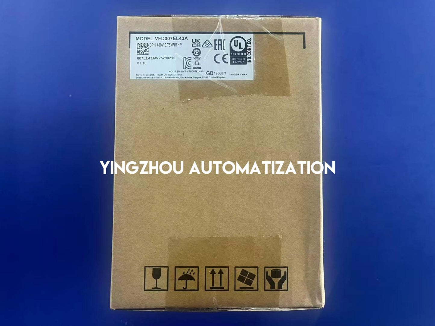 Delta VFD007EL43A EL Series AC Frequency Inverter | 1HP 0.75kW 380V Compact Micro Drive | Brand New Original-YingZhou Automatization