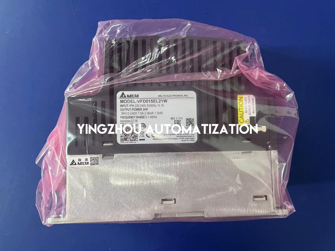 Delta VFD015EL21W VFD-EL-W Series AC Drive - 1.5kW (2HP), 230V 1-Phase Input, Compact Variable Frequency Drive-YingZhou Automatization