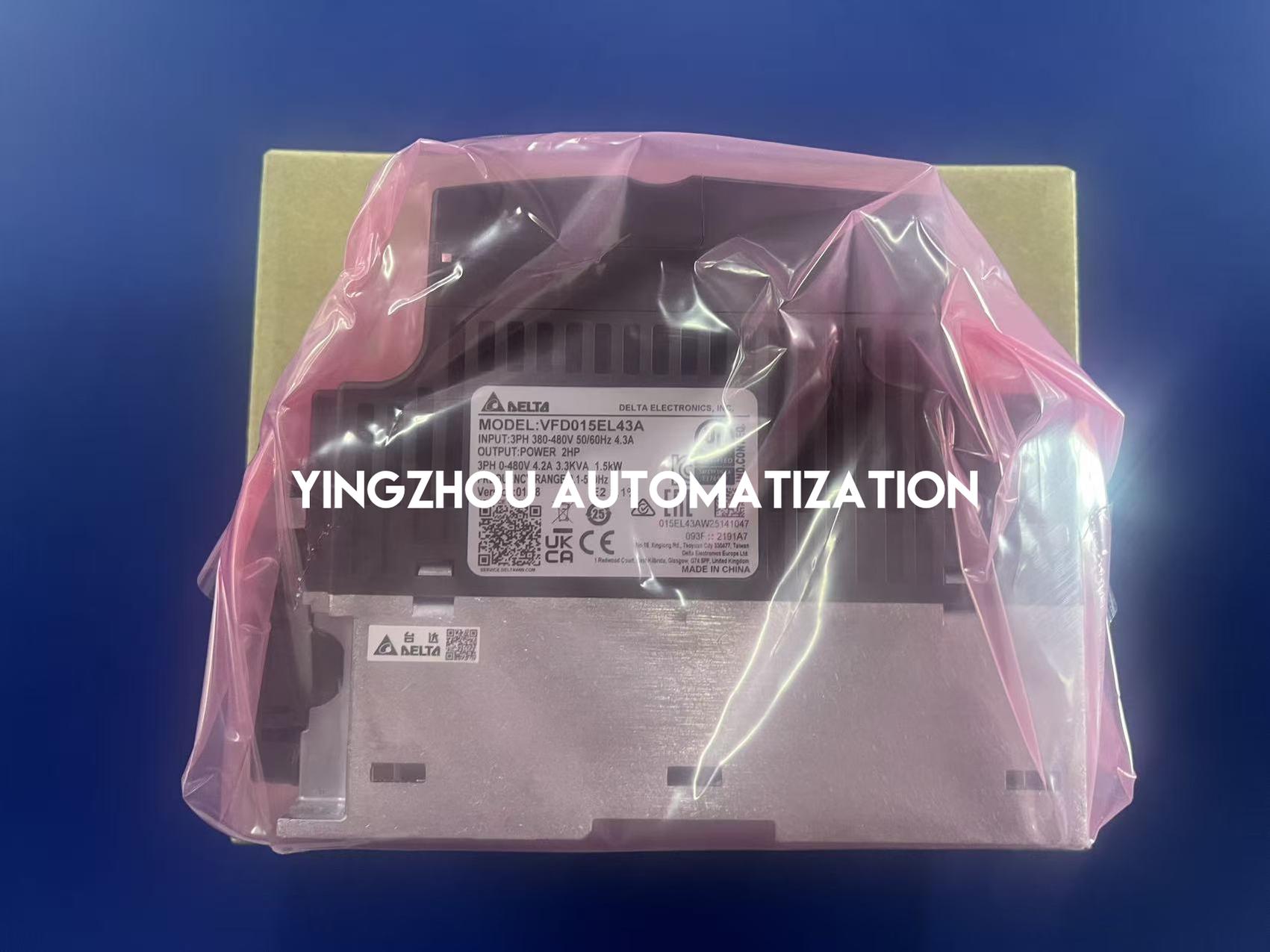 Delta VFD015EL43A Micro AC Drive | 2HP (1.5kW) 3-Phase Frequency Inverter | Brand New Original-YingZhou Automatization