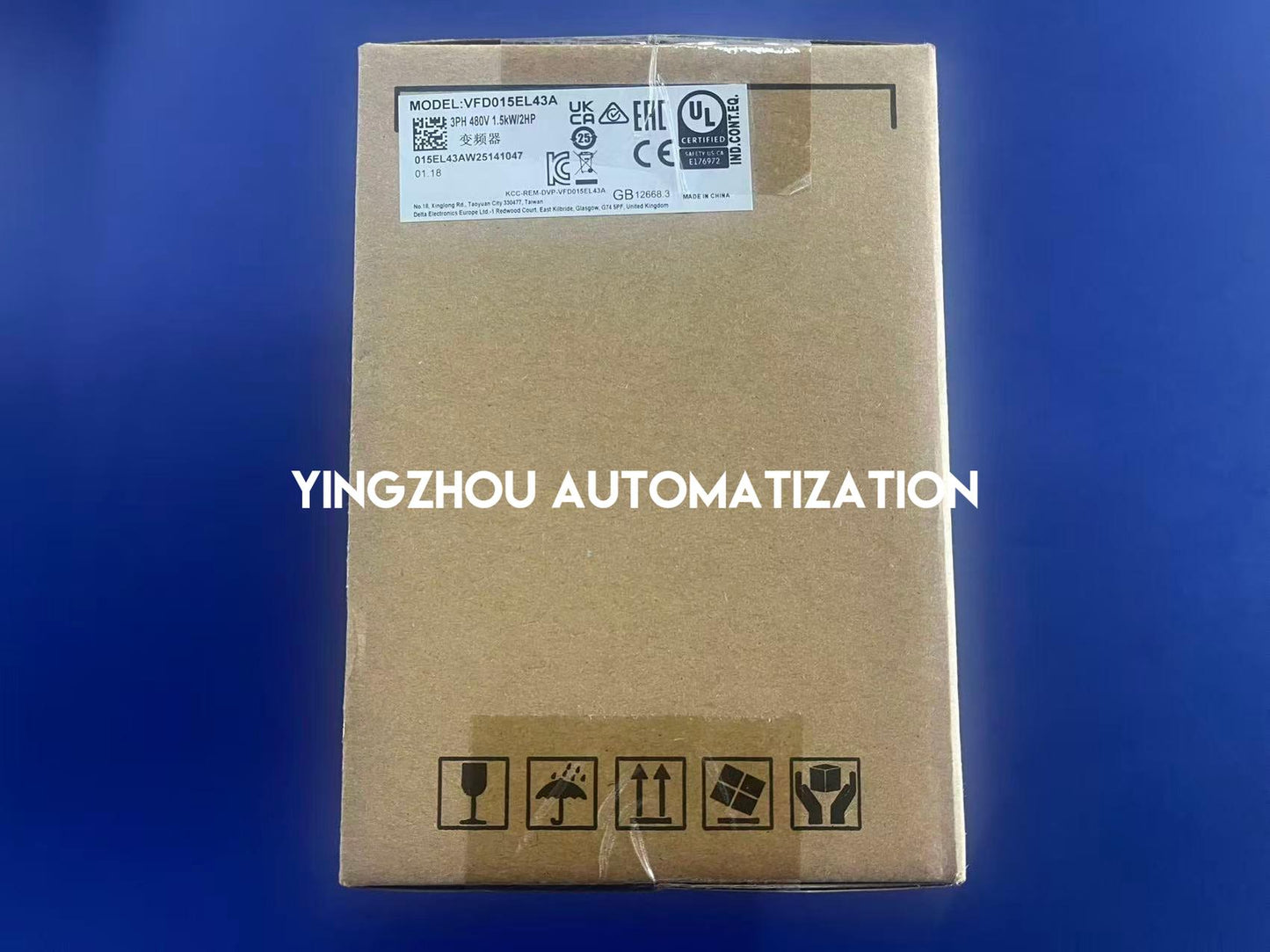 Delta VFD015EL43A Micro AC Drive | 2HP (1.5kW) 3-Phase Frequency Inverter | Brand New Original-YingZhou Automatization
