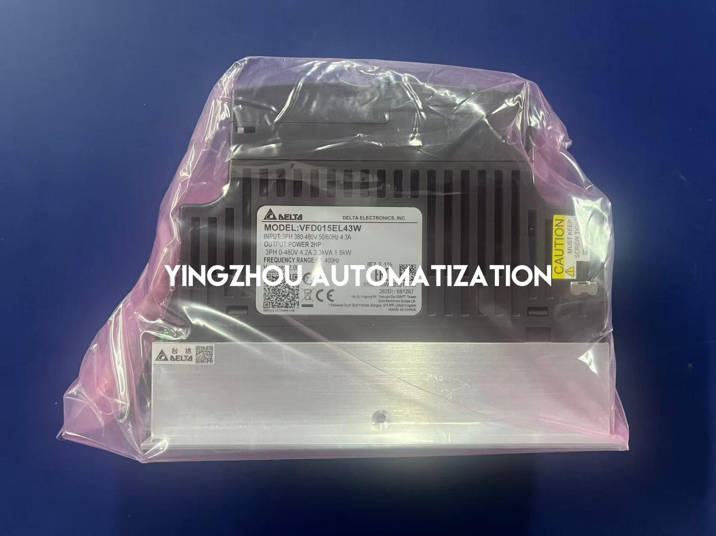 Delta VFD015EL43W Micro AC Drive | 2HP (1.5kW) 3-Phase Frequency Inverter | Brand New Original-YingZhou Automatization