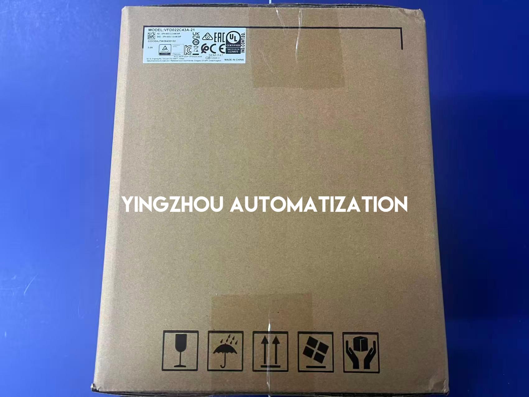 Delta VFD022C43A-21 C2000 Plus Series AC Inverter | 3HP (2.2kW) 3-Phase High-Performance Vector Drive | Brand New Original-YingZhou Automatization