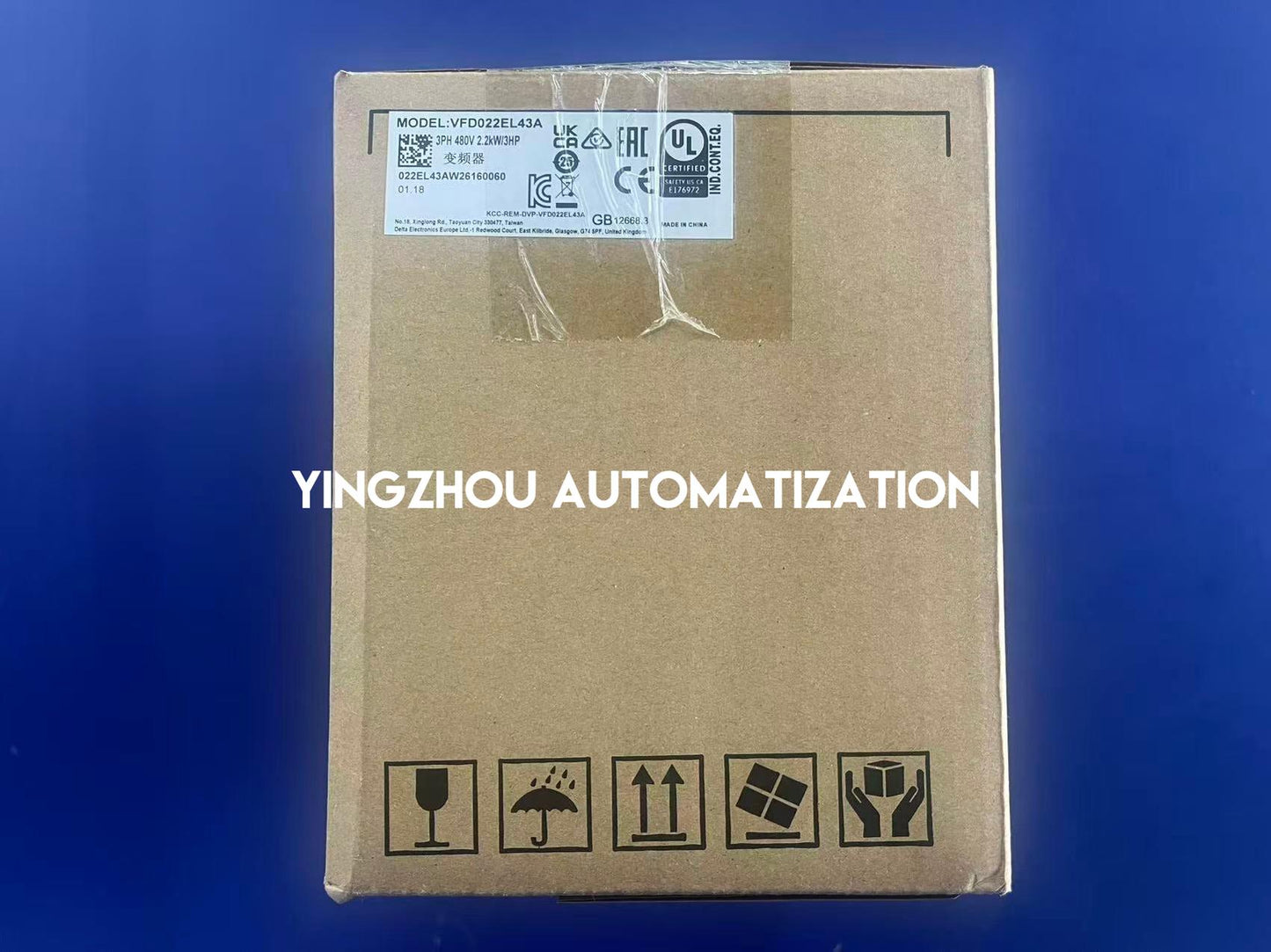 Delta VFD022EL43A Micro AC Drive | 3HP (2.2kW) 3-Phase Frequency Inverter | Brand New Original-YingZhou Automatization