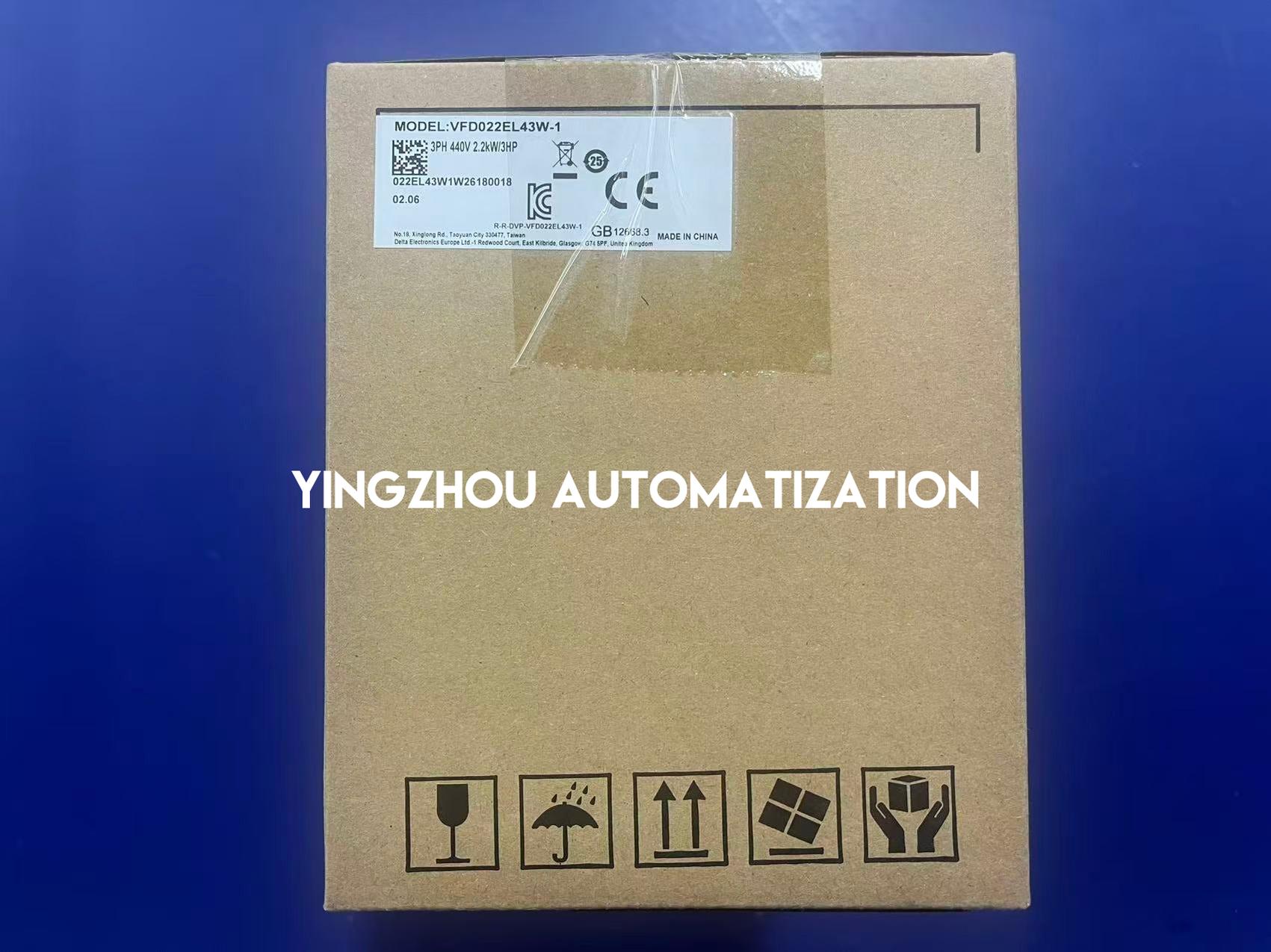 Delta VFD022EL43W Micro AC Drive | 3HP (2.2kW) 3-Phase Frequency Inverter | Brand New Original-YingZhou Automatization