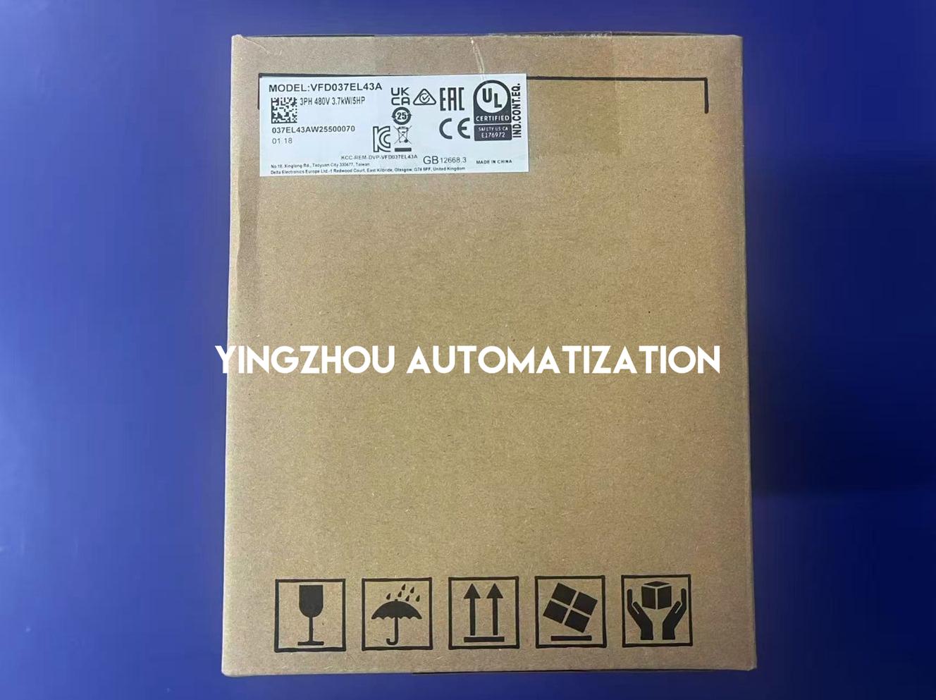 Delta VFD037EL43A EL Series AC Frequency Inverter | 5HP 3.7kW 380V 3-Phase Compact Micro Drive | Brand New Original-YingZhou Automatization
