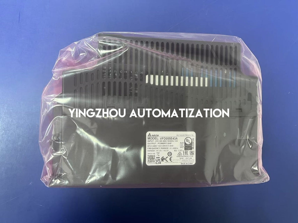 Delta VFD055E43A E Series AC Inverter Drive | 5.5kW 7.5HP 380V 3-Phase VFD | Brand New Original-YingZhou Automatization