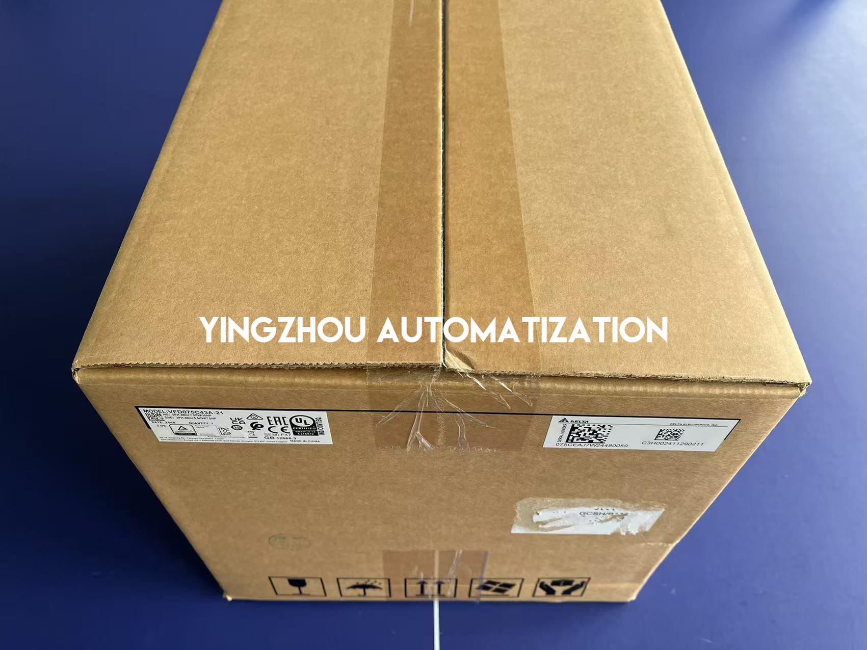 Delta VFD075C43A-21 C2000 Series AC Frequency Inverter | 7.5kW 10HP 460V Vector Drive with Keypad | Brand New Original-YingZhou Automatization