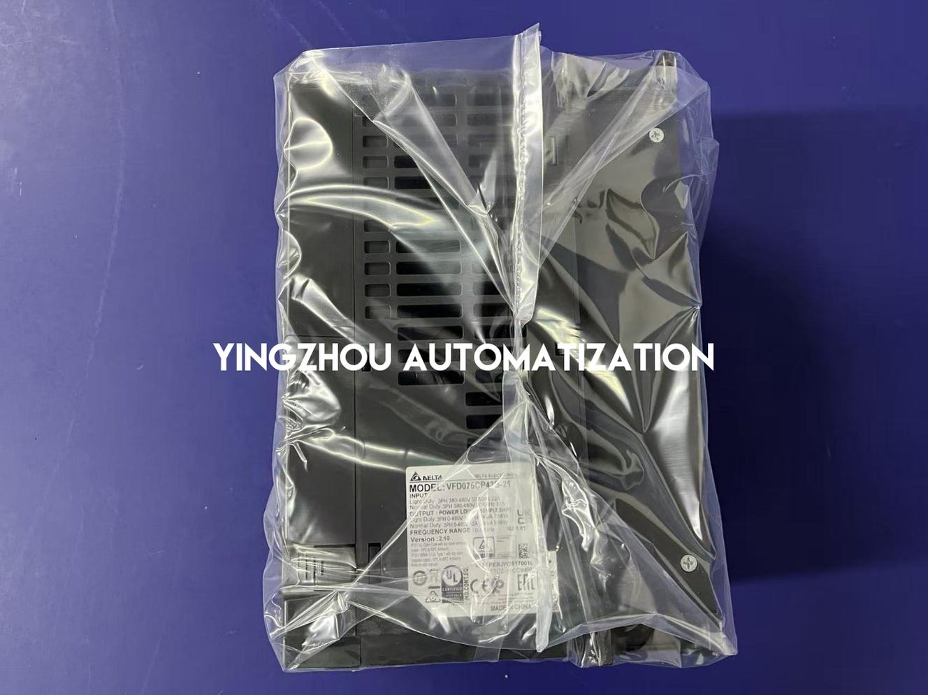 Delta VFD075CP43B-21 CP2000 Series VFD - 7.5kW (10HP), 460V 3-Phase, IP21-YingZhou Automatization