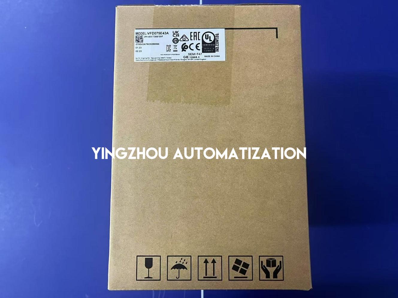 Delta VFD075E43A VFD-E Series AC Drive, 7.5kW 10HP, 460V 3-Phase-YingZhou Automatization