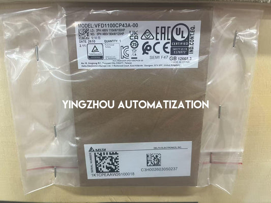 Delta VFD1100CP43A-00 CP2000 Series 110kW 150HP 380-480V 3-Phase Fan Pump Vector Control AC Drive-YingZhou Automatization