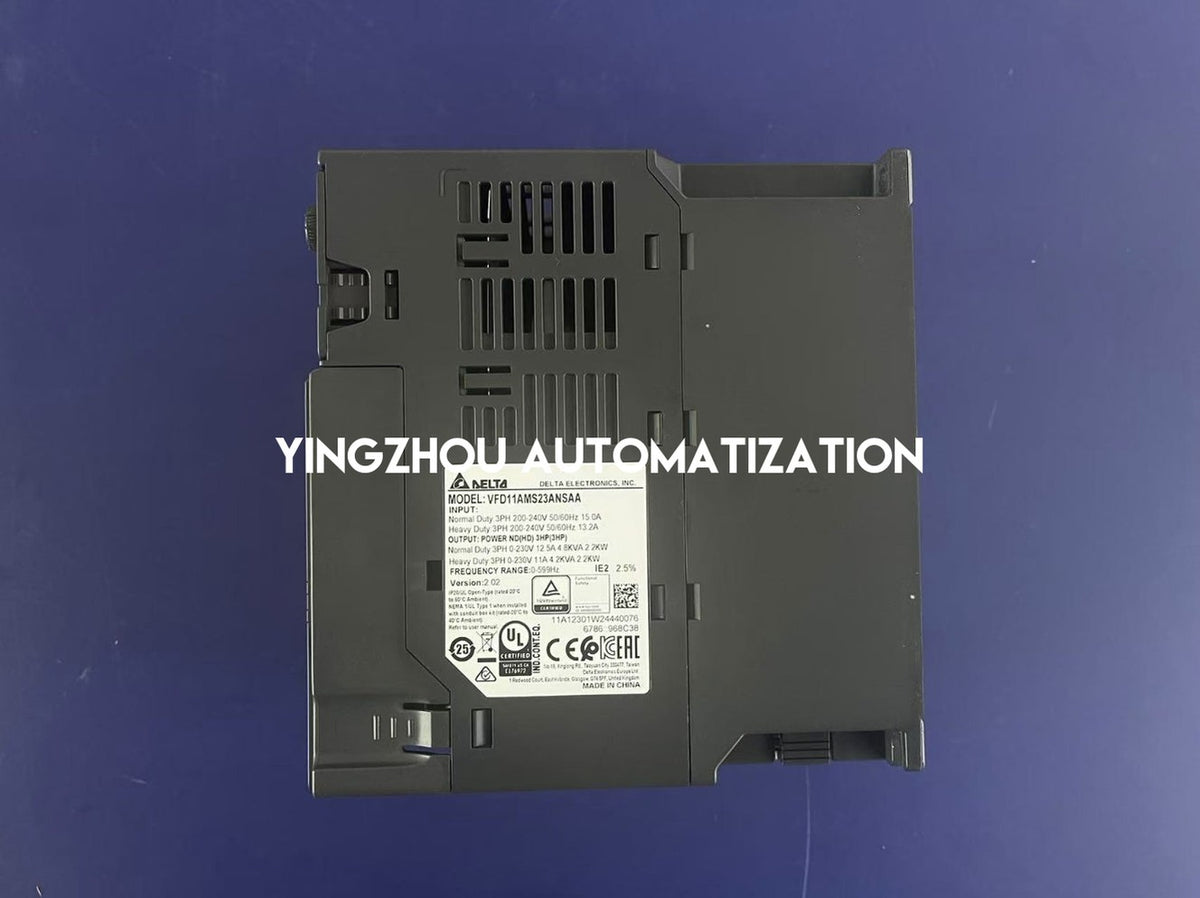 Delta VFD11AMS23ANSAA MS300 2.2kW 3HP 230V 3-Phase 11A HD 12.5A ND Compact Vector Drive-YingZhou Automatization