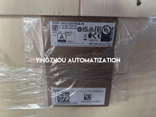 Delta VFD1320CP43B-00 CP2000 Series AC Frequency Inverter | 175HP 132kW 380V Fan & Pump Vector Drive | Brand New Original-YingZhou Automatization