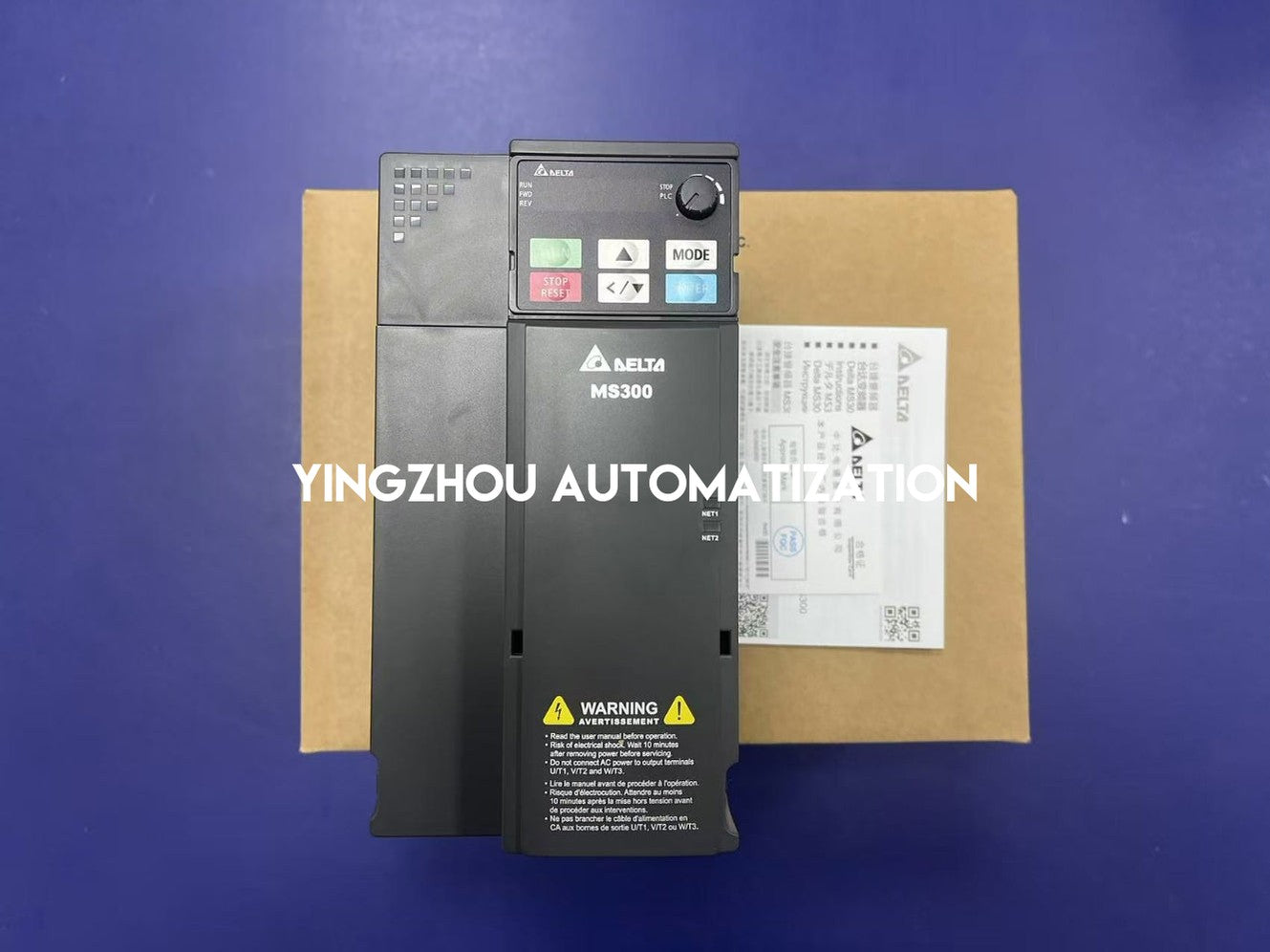 Delta VFD13AMS43ANSAA MS300 Series AC Inverter | 7.5HP (5.5kW) 3-Phase Compact Vector Drive | Brand New Original-YingZhou Automatization