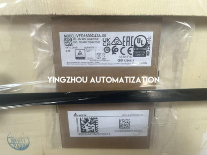Delta VFD1600C43A-00 C2000 Series AC Frequency Inverter | 215HP 160kW 380V Heavy Duty Vector Drive | Brand New Original-YingZhou Automatization