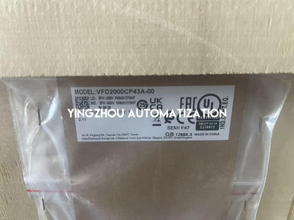 Delta VFD2000CP43A-00 Variable Frequency Drive | CP2000 Series | 200kW 270HP | 460V 3-Phase | Heavy-Duty Industrial Inverter | Brand New Original-YingZhou Automatization