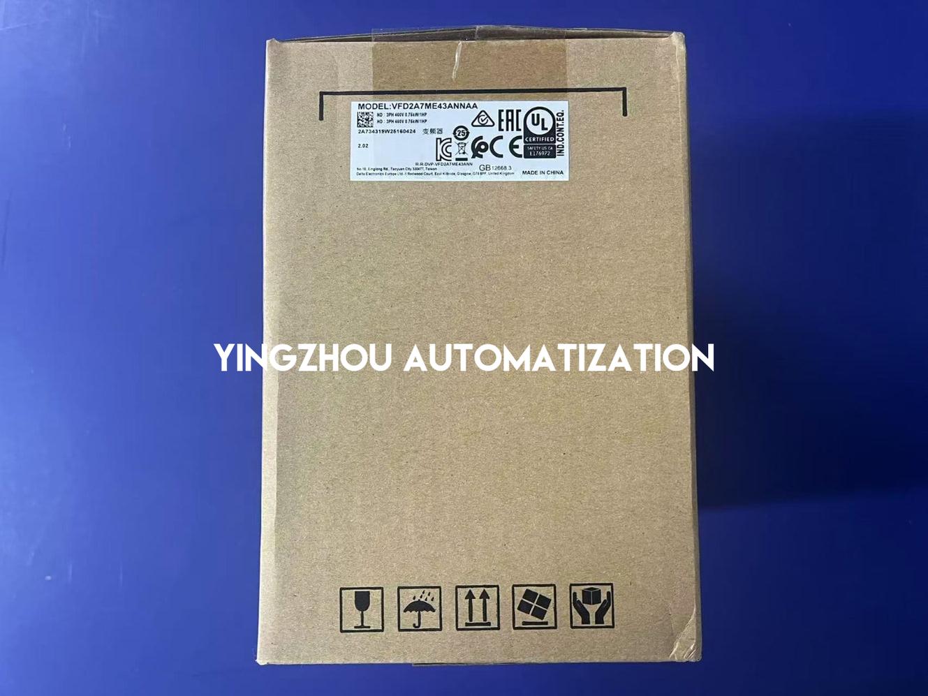 Delta VFD2A7ME43ANNAA ME300 Series VFD - 0.75kW (1HP), 460V 3-Phase, IP20, Built-in STO-YingZhou Automatization