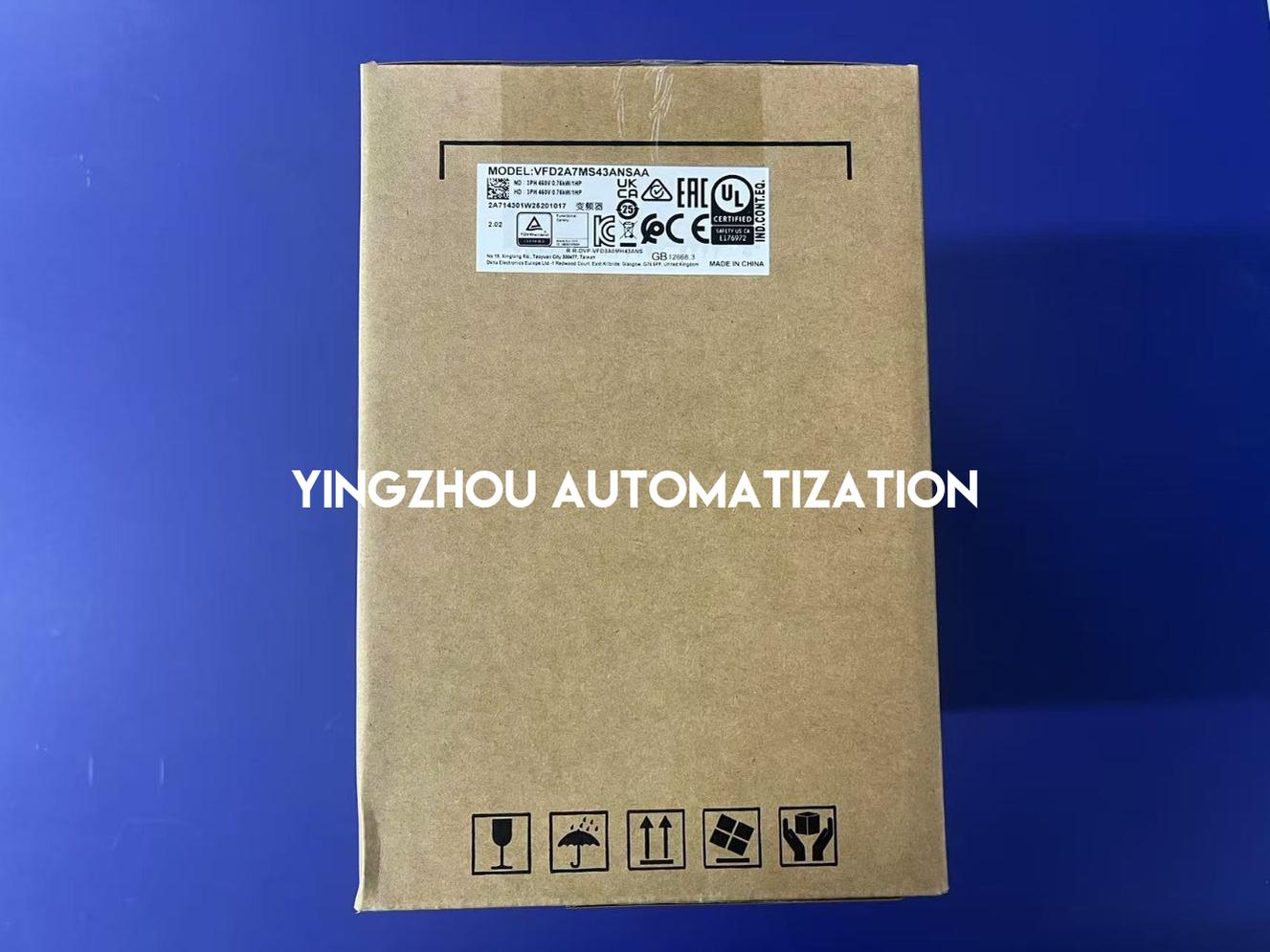 Delta VFD2A7MS43ANSAA MS300 Series AC Inverter | 1HP (0.75kW) 3-Phase Compact Vector Drive | Brand New Original-YingZhou Automatization