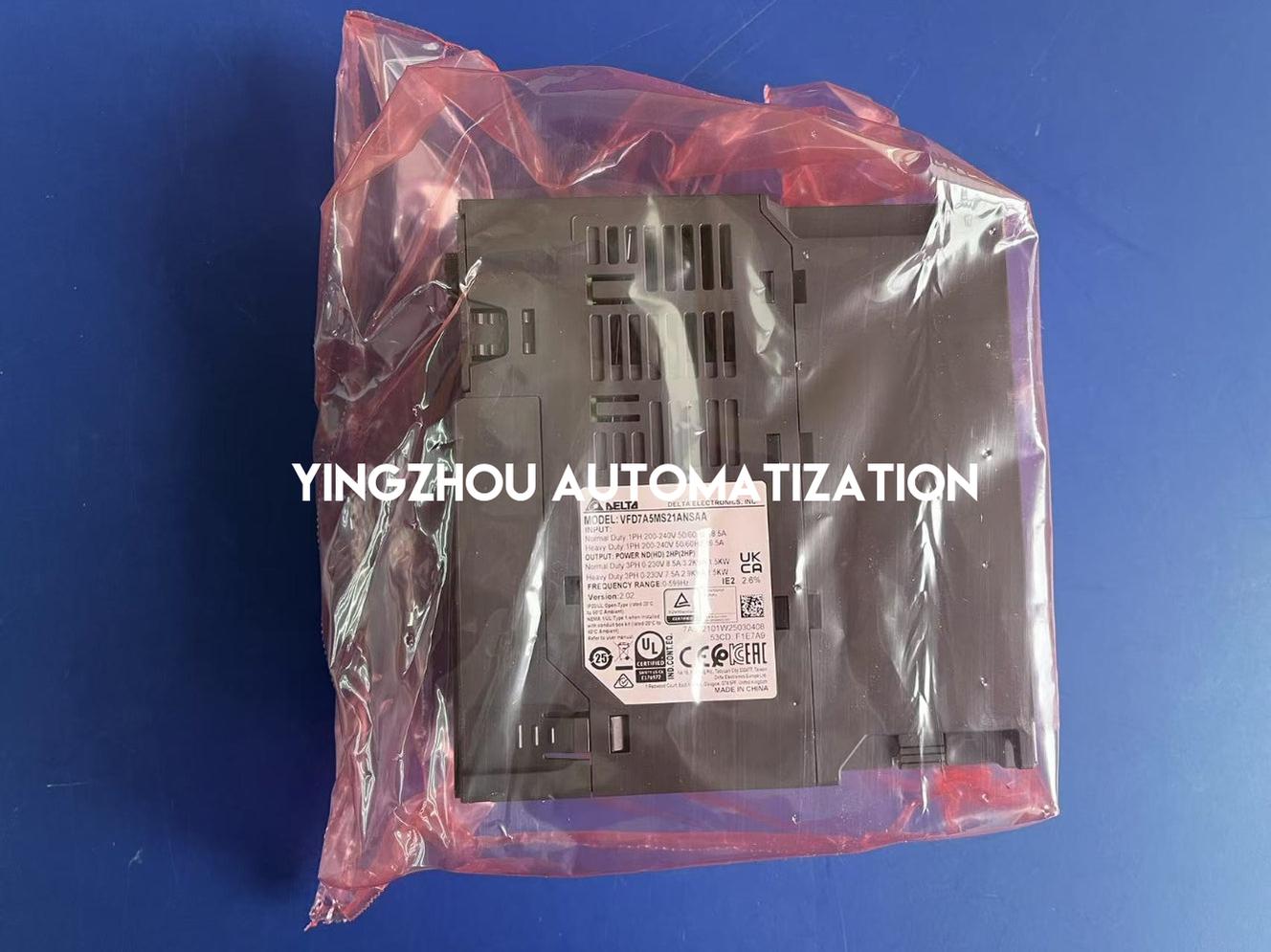 Delta VFD7A5MS21ANSAA MS300 Series VFD - 1.5kW (2HP), 230V Single-Phase Input, Compact Vector Control-YingZhou Automatization