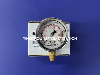 ENERPAC G2535L Hydraulic Pressure Gauge 2.50 in. Face Lower Mount Glycerine Filled 10,000 maximum psi-YingZhou Automatization
