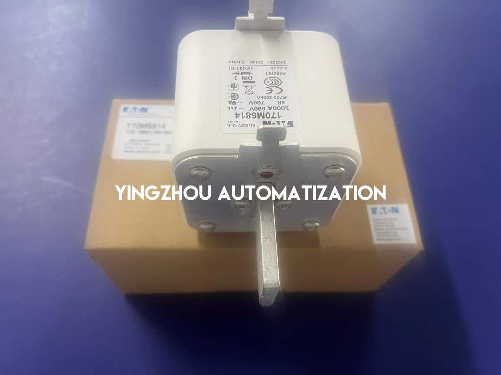 Eaton Bussmann 170M6814 High-Speed Fuse | Square Body, 800A, 690V, Semiconductor Protection, Brand New Original-YingZhou Automatization