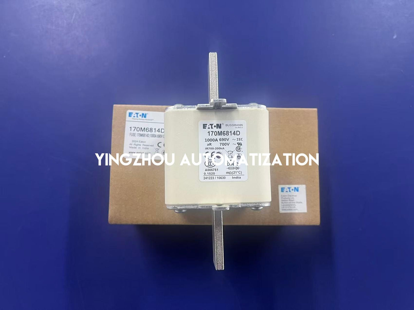 Eaton Bussmann 170M6814D Fuse | Square Body High-Speed Fuse 1000V 800A Size 3 | Brand New Original-YingZhou Automatization