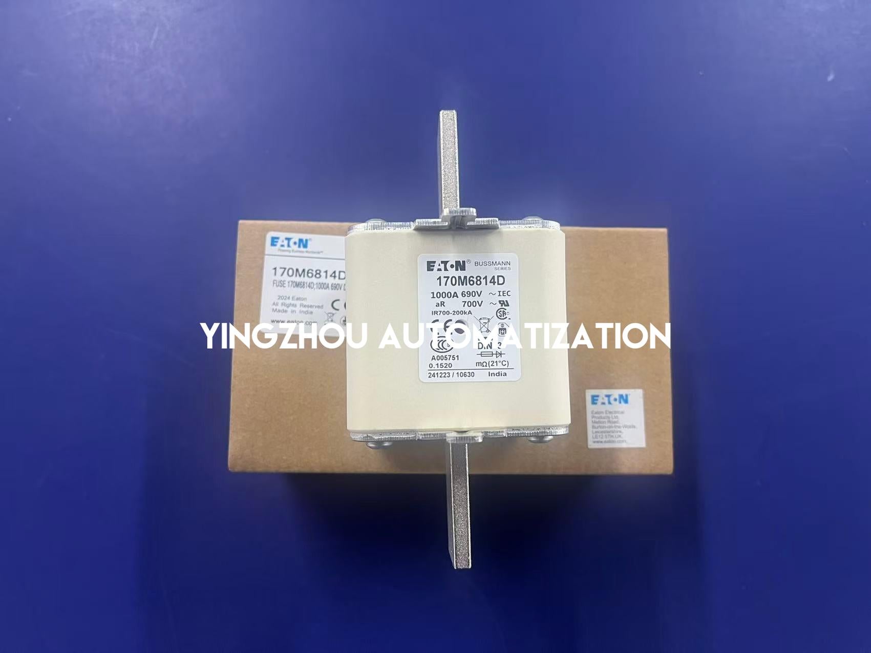 Eaton Bussmann 170M6814D Fuse | Square Body High-Speed Fuse 1000V 800A Size 3 | Brand New Original-YingZhou Automatization