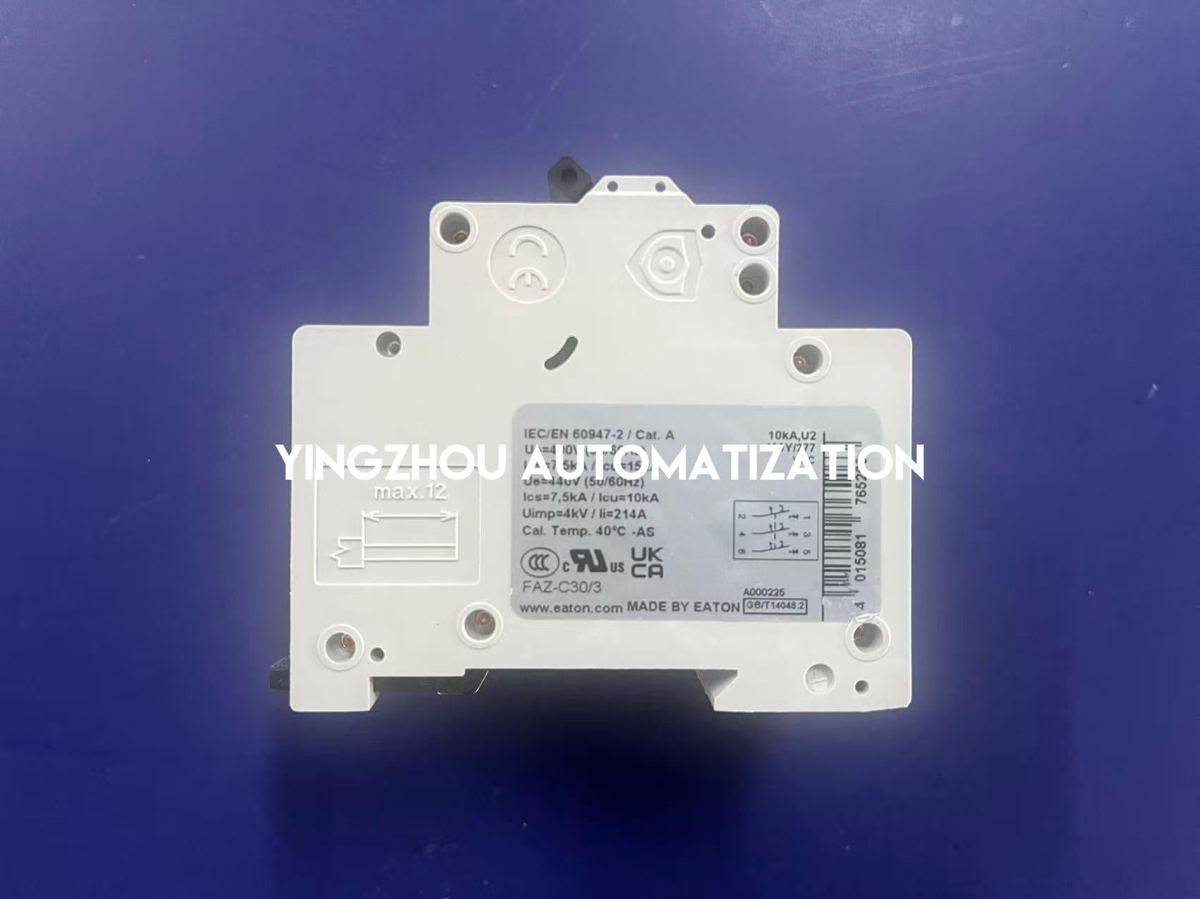 Eaton FAZ-C30/3 Miniature Circuit Breaker | 30A 3-Pole | C-Curve | Brand New Original-YingZhou Automatization