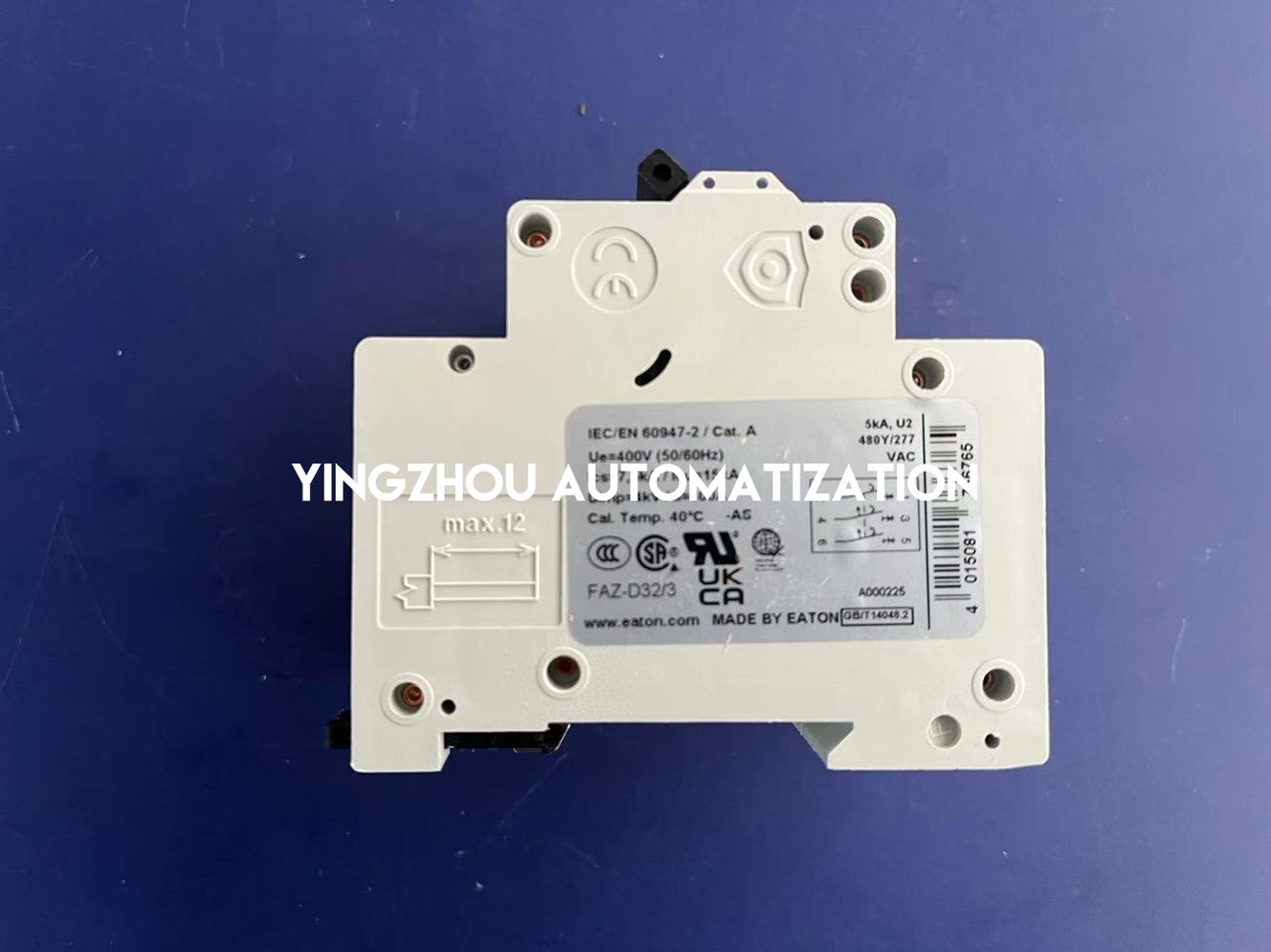Eaton Moeller FAZ-D32/3 Miniature Circuit Breaker | 3-Pole, 32A, Type D Curve-YingZhou Automatization