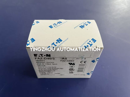 Eaton Moeller FAZ-D40/3 Miniature Circuit Breaker | 40A, 3-Pole, D-Curve, Industrial Overcurrent Protection, Brand New Original-YingZhou Automatization