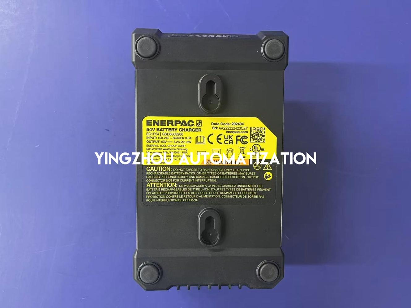 Enerpac EC1F54 | 54V Fast Battery Charger | High-Efficiency Charging Station | For Enerpac 54V Battery Packs | Brand New Original-YingZhou Automatization