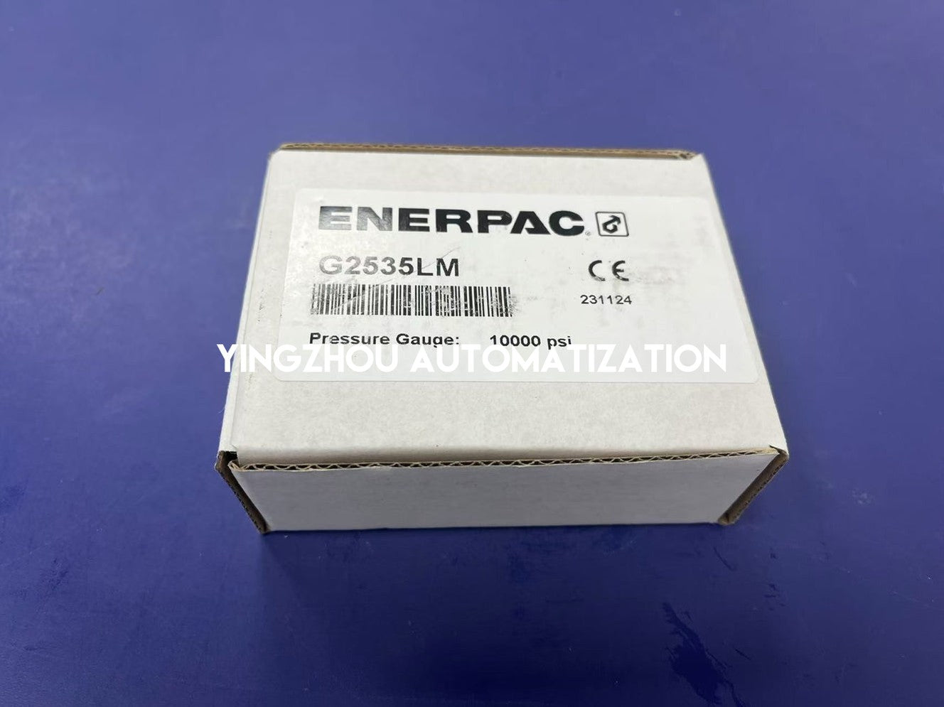 Enerpac G2535L | Glycerin Filled Hydraulic Pressure Gauge | 2.5" Dial | 0-350 Bar 5000 Psi | 1/4" NPT Lower Mount Brand New Original-YingZhou Automatization