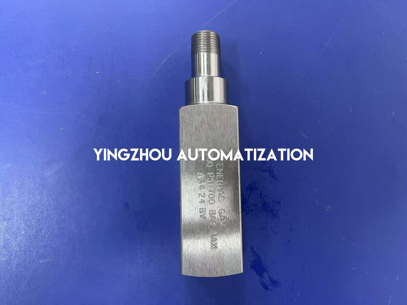 Enerpac GA3 Gauge Adaptor | 10,000 psi, 1/4" NPTF Gauge Port, 3/8" NPTF Ends-YingZhou Automatization