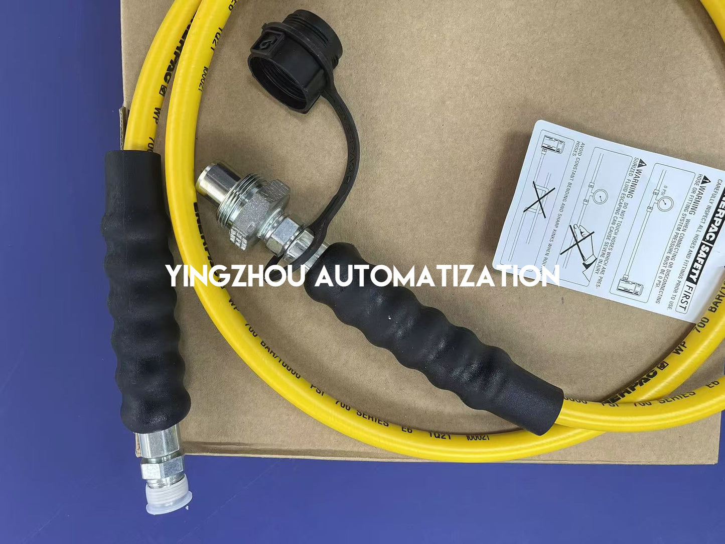 Enerpac HC7206 | High-Pressure Hydraulic Hose | 700 Bar 10,000 Psi Rated | 6 ft. (1.8m) Length with 3/8" NPT Fittings | Brand New Original-YingZhou Automatization